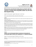 Khảo sát các yếu tố ảnh hưởng chọn lựa thuốc sinh học của bác sĩ và bệnh nhân trong điều trị bệnh vảy nến mức độ trung bình nặng