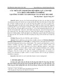 Các nhân tố ảnh hưởng đến động lực làm việc của nhân viên khối văn phòng tại Công ty Kết cấu kim loại và Lắp máy Dầu khí