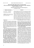 Thực trạng tiêu chuẩn nâng cao chất lượng trong tự đánh giá chương trình đào tạo ngành Giáo dục chính trị ở trường Đại học Tây Bắc