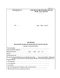 Mẫu Đơn đề nghị đóng cảng biển, bến cảng, cầu cảng, bến phao, khu nước, vùng nước (Mẫu số 10)