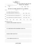 Mẫu Bản kết luận điều tra bổ sung vụ án hình sự