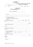 Mẫu Thông báo về việc thu giữ khẩn cấp thư tín, điện tín, bưu kiện, bưu phẩm