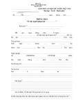 Mẫu Thông báo về việc người phạm tội tự thú/đầu thú