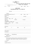Mẫu Kiến nghị tạm đình chỉ chức vụ của bị can (Sử dụng chung cho cả pháp nhân)