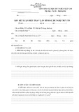 Mẫu Bản kết luận điều tra vụ án hình sự đề nghị truy tố