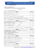 Bài tập Đúng Sai môn Toán 10 – Vấn đề 20: Vị trí tương đối, khoảng cách, góc