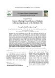 Factors affecting career choices of students in private high schools in Ho Chi Minh city