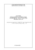 Giáo trình Lập trình căn bản (Ngành: Quản trị mạng máy tính - Trình độ: Trung cấp) - Trường Trung cấp nghề Củ Chi
