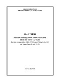 Giáo trình Giáo dục Quốc phòng và An ninh (Trình độ: Trung cấp) - Trường Trung cấp nghề Củ Chi