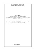 Giáo trình Lập trình căn bản (Ngành: Kỹ thuật sửa chữa và lắp ráp máy tín - Trình độ: Trung cấp) - Trường Trung cấp nghề Củ Chi