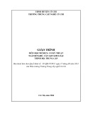 Giáo trình Cơ kỹ thuật Cắt gọt kim loại Trung cấp - Trường Trung cấp nghề Củ Chi