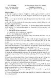 Đề thi môn Kế toán Tài chính 1 năm 2021 - Mã đề 33
