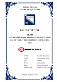 Báo cáo thực tập tốt nghiệp Kinh doanh thương mại: Xây dựng kế hoạch bán hàng tại công ty TNHH Đầu tư và Phát triển Babylons Đà Nẵng