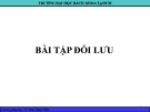 Bài tập Đối lưu - TS. Phan Thành Nhân