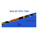 Bài giảng Bao bì: Bao bì thủy tinh - Ths. Nguyễn Thùy Linh