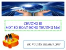 Bài giảng Luật thương mại: Chương 3 - Nguyễn Thị Nhật Linh
