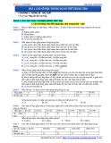 Ôn tập Toán 11 sách Cánh diều - Chương 5-Bài 1: Các số đặc trưng đo xu thế trung tâm (Trắc nghiệm)
