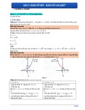 Ôn tập Toán 11 sách Cánh diều - Chương 6-Bài 3: Hàm số mũ - Hàm số lôgarit