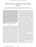 Multi-source data analysis for bike sharing systems