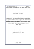 Luận án Tiến sĩ Y học: Nghiên cứu đặc điểm lâm sàng, cận lâm sàng và sự phát triển tâm vận động của trẻ sơ sinh viêm màng não do vi khuẩn điều trị tại Trung tâm Sơ sinh - Bệnh viện Nhi Trung ương (2021 – 2023)