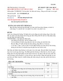 Đề thi kết thúc học phần học kì 1 môn Sức khỏe môi trường - Nâng cao sức khỏe hành vi con người năm 2021-2022