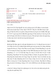 Đề thi kết thúc học phần học kì 1 môn Mô phỏng nghiệp vụ ngân hàng thương mại năm 2021-2022