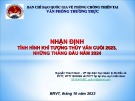 Bài giảng Quản lý rủi ro thiên tai: Nhận định tình hình khí tượng thủy văn cuối 2023, những tháng đầu năm 2024