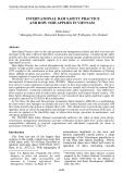 International dam safety practice and how this applies in Vietnam