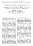 Nghiên cứu các giải pháp phân bổ tài nguyên nước dưới tác động của biến đổi khí hậu và phát triển kinh tế xã hội của hệ thống thủy lợi hồ chứa nước sông Mực tỉnh Thanh Hóa