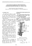 Analysis of liquefaction potential of right Red river dyke, K73+500-K74+100