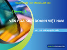 Bài giảng Văn hóa kinh doanh: Chương 3 - Phùng Quốc Hiếu