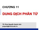 Bài giảng Hóa đại cương: Chương 11 - TS. Phan Nguyễn Quỳnh Anh