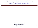 Bài giảng Ứng dụng điện tử viễn thông trong ITS - Chương 2: Kiến trúc hệ thống ITS