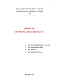 Giáo trình Tham vấn hỗ trợ gia đình trẻ tự kỷ - TS. Tiêu Thị Minh Hường