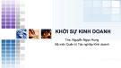 Bài giảng Khởi nghiệp doanh nghiệp: Chương 1 - ThS. Nguyễn Ngọc Hưng