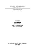 Giáo trình Mài tròn (Nghề Cắt gọt kim loại)