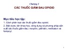 Bài giảng Kỹ thuật hóa dược: Chương 3 - Các thuốc giảm đau Opioid