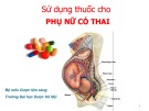 Bài giảng Sử dụng thuốc cho phụ nữ có thai