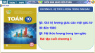 Bài giảng Toán 10 (Sách Kết nối tri thức với cuộc sống) – Chương III:  Bài tập cuối chương III (Phần 1)