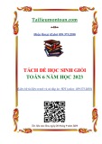 Tách đề học sinh giỏi toán 6 theo chủ đề 2023
