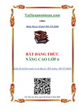 Bất đẳng thức nâng cao lớp 6