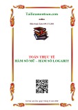 Chuyên đề Hàm số mũ - hàm số lôgarit (bài toán thực tế)