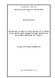 Luận văn Thạc sĩ Kinh tế: Ảnh hưởng của đầu tư công lên đầu tư tư nhân - Bằng chứng thực nghiệm tại một số quốc gia đang phát triển khu vực Châu Á
