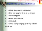 Bài giảng Nguyên lý gia công vật liệu: Chương 4 - PGS. Nguyễn Đức Toàn