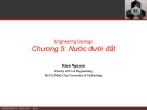 Bài giảng Địa chất công trình: Chương 5 - Nguyễn Trung Kiên