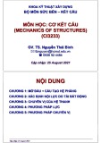 Bài giảng Cơ kết cấu: Chương 1 - TS. Nguyễn Thái Bình