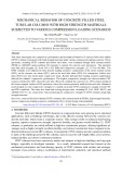 Mechanical behavior of concrete filled steel tubular columns with high strength materials subjected to various compression loading scenarios
