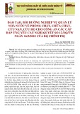 Đào tạo, bồi dưỡng nghiệp vụ quản lý nhà nước về phòng cháy, chữa cháy, cứu nạn, cứu hộ cho công an các cấp đáp ứng yêu cầu Nghị quyết số 12-NQ/TW ngày 16/3/2022 của Bộ Chính trị