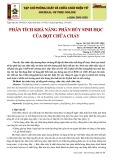 Phân tích khả năng phân hủy sinh học của bọt chữa cháy