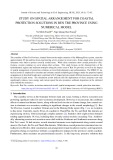Study on spatial arrangement for coastal protection solutions in ben tre province using numerical model
